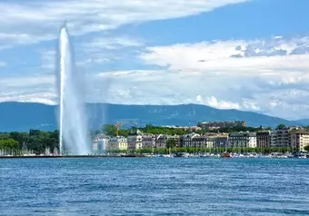El Jet d’Eau en el Lago Lemán
