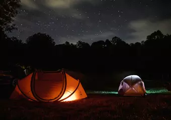 Noche de acampada