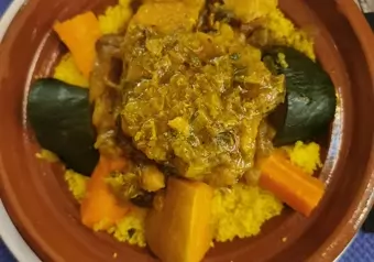Comida Deliciosa Taijin Marroquí