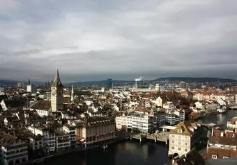 Vista aérea de Zurich