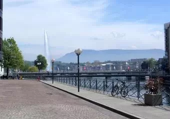 Lago Lemán en Ginebra