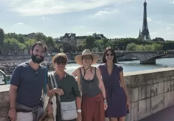 Paris con los amigos