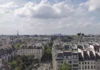 Vista desde el Centre Pompidou Paris