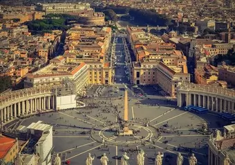 Vaticano vista desde arriba