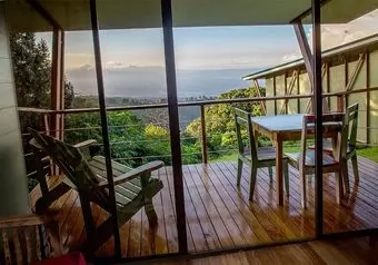 Chayote Lodge El Naranjo Terrace view