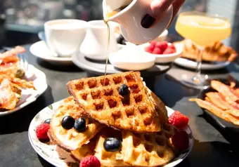 Desayuno en hospedaje México