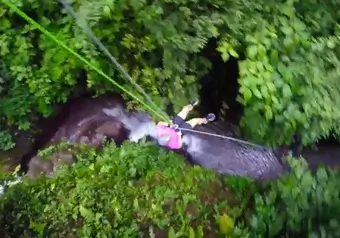 Rappel Arenal Waterfall