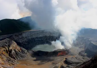 Crater principal, Volcán Poás, Costa Rica